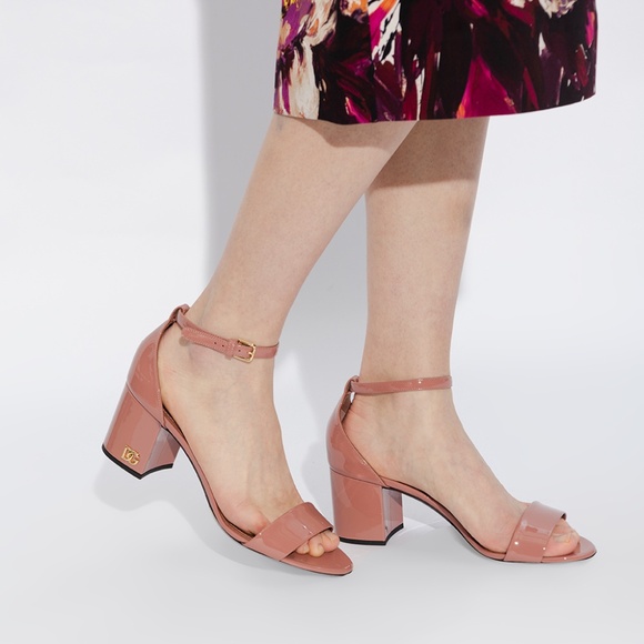 DOLCE & GABBANA PINK HEELED SANDALS SIZE EU40 / US 10 - Picture 4 of 10